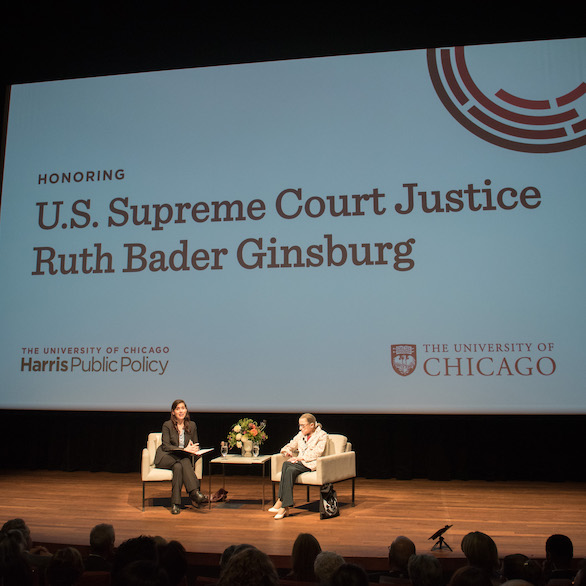 Ruth Bader Ginsburg at Harris
